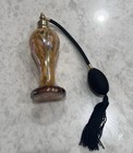 Vintage Mag Parfums Opalescent Marigold Glass Atomizer Perfume Bottle