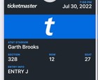Garth Brooks 2 Concert Tickets 7 30 22 At t Stadium Arlington Tx Section 328