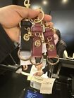         coach Trigger Snap Bag Charm Refined Calf Leather Key Chain        