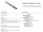 Lenovo - Tab Pen Plus - Gray