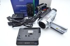 Near Mint Sony Hdr-sr7 Handycam Camcorder Silver 60gb Hdd Fully Working Japan