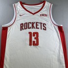 James Harden Jersey Mens Size 54  13 Houston Rockets Nba Nike Swingman White