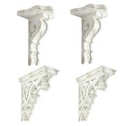 Set Of 4 Shabby  Wood Corbels brackets