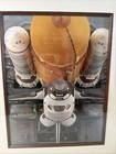 Framed Nasa Space Shuttle Atlantis Photo 15   x19   