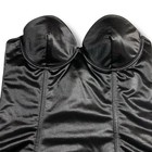 Roma Sexy Playboy Bunny 8pc Corset Bodysuit Costume Pb127 Color Black Size Large