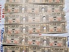 30 Lot Vtg Tal s Sky Line Drive In Movie Theater Tickets Coffeyville Ks Theatre