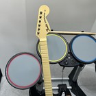 Playstation 3 Rock Band Set Bundle Games Guitar Wired Drums Dongle Mic Tested