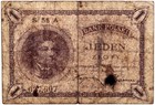 Poland 1 Zloty 1919 Jeden Vg  Serie 55 A S n 027507  scarce 