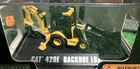 Norscot Construction Mini   s Die-cast Cat 420e Backhoe Loader Scale Model  Nib