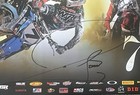  james Stewart bubba signed autographed poster yamaha supercross motocross coa 