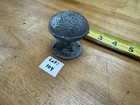 Vintage Door Knob With  Matching Door Plate  Brass