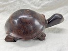 Sea Turtle 8    Hand Carved Hardwood Wood Tortoise Statue Figure Figurine Heavy