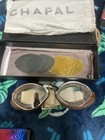 Rare Vintage Chapal Brooklyn Full Face Racing Goggles     Complete Set W  Box