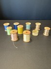 Antique Corticelli Silk Thread Lot Wood Spool Size A 50 Yd Spools 1900-1940s