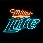 Beer Themed Led Neon Sign - Adjustable Brightness Wall Decor - Miller-lite
