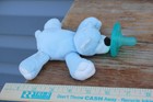 Wubbanub Blue Bear Infant Baby Soothie Pacifier W green Binky 7  Htf Replacement