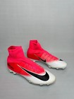Nike Mercurial Superfly V Fg Motion Blur Pink White Cleats 831940-601 Us8 5 Eu42