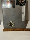 Vtg Aluminum Clipboard Case Storage Aluminum Box Holder With Employee Warnings