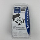 Wahl Mustache   Beard Battery Trimmer Kit Precision Blades 5-position Guide New