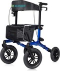All-terrain Rollator Walker With Non-pneumatic Tire 12    Front Rubber Wheels