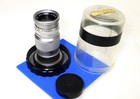 Leica Leitz 90mm F4 Elmar Dual Scale Chr M Lens W case cap F film digital Nice 