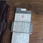 Post Slide Rule With Leather Carrying Case  Slide Rule Calculator Tool