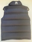Vintage First Down Usa Reversible Puffer Vest Navy Orange Down Filled Mens S 
