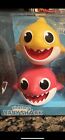 Pink Fong Baby Shark 4 Pack Bath pool Squirt Toys 