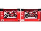 Ducati Desmosedici Gp  43    63  motogp  Set Of 2 Motorcycles 1 18 Maisto 34391