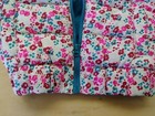 Genuine Kids By Oshkosh Girls Insulated Ski Vest Pink Floral  Sz 12 Months Nwot