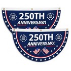 2 Pack 250th Anniversary Usa Fan Flag  1776-2026 Patriotic American Flag