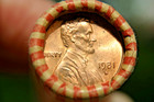 1981 D Lincoln Cent Original Bank Wrap Roll Brandt Obw Unc Penny Roll