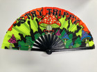 Uv Stay Trippy Hand Fan  Rave Fan  free Shipping  Rave Hand Fan  Festival Fan 