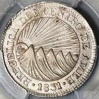 1831-t Pcgs Au Det Central American 2 Reales Honduras Silver Coin  22090601c 