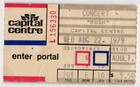 Vintage 1979 Rush Nantucket Concert Ticket Stub Landover Md Capital Centre