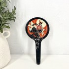 Vintage Halloween Noisemaker Original 1930s Art Deco Flying Witch Litho Tin