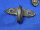 2 Vintage Bronze Ring Pulls  Wood Sash  Transom Window  Architectural Hardware