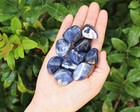 Sodalite Tumbled Stones 8 Oz   a  Grade Stone  crystal Healing  1 2 Lb Bulk Lot