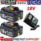 For Makita 18v 8 0ah Battery Lithium-ion Bl1830 Bl1850 Bl1860 Bl1840 Tool 2pack