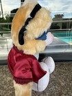 Vintage Applause La Cat Plush Stuffed Animal Red Jacket T-shirt Sunglasses 80 s