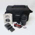 Canon Eos Rebel T5 18mp Digital Slr Camera Full Kit W  Efs 18-55mm 75-300mm Usa
