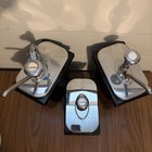 1950s Hall China Soda Fountain Syrup Dispenser Set Chocolate Caramel 3pc