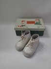 Vintage Stride Rite Baby Walking White Shoes   Box H6 A0870  Size 4c  3d Old       
