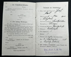 Wwi Original Imperial German Army Military Pass Carl 18 Years Old 1918