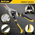 Hurricane 10 Inch Aviation Tin Snips  Straight Cut Shears For Sheet Metal  Alumi