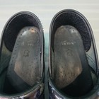 Dansko Clogs Nursing Shoes Women s Sz 39 Black Blue Flowers Painted Garden 