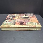 Vintage Scrap Book W  Old Time Photos On The Cover 14 5    By 12    50 Pages Unused 
