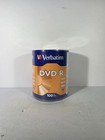 Verbatim Life Series 16x Speed Dvd-r 100 Pack Clear Printable  no Spindle  New