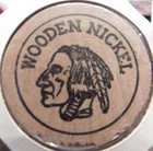 Vintage Coin Show Dealers Buena Park  Ca Wooden Nickel - Token California