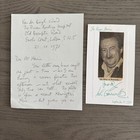John Gawsworth Autographed Letter Signed   Hand Written Poem- One Of A Kind